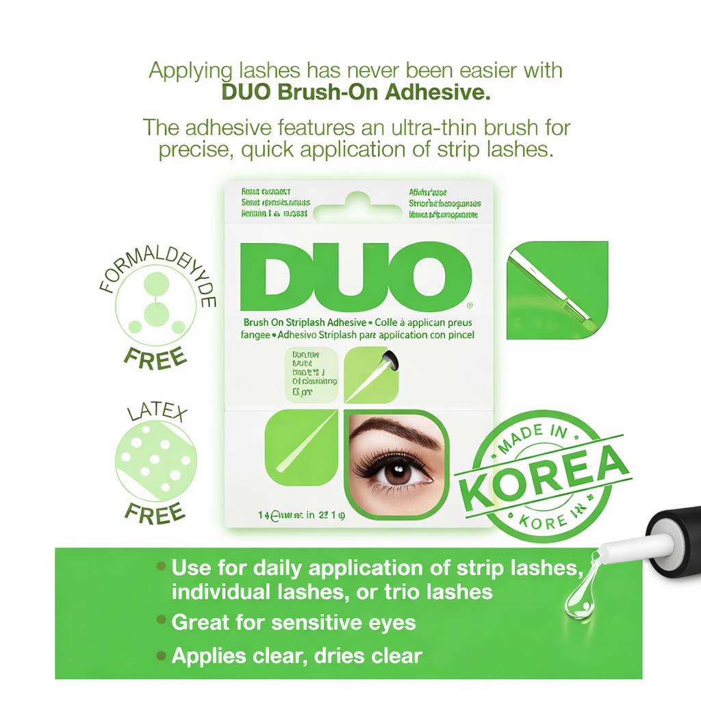 Colle DUO transparente avec Vitamine pour faux-cils - 7 gr